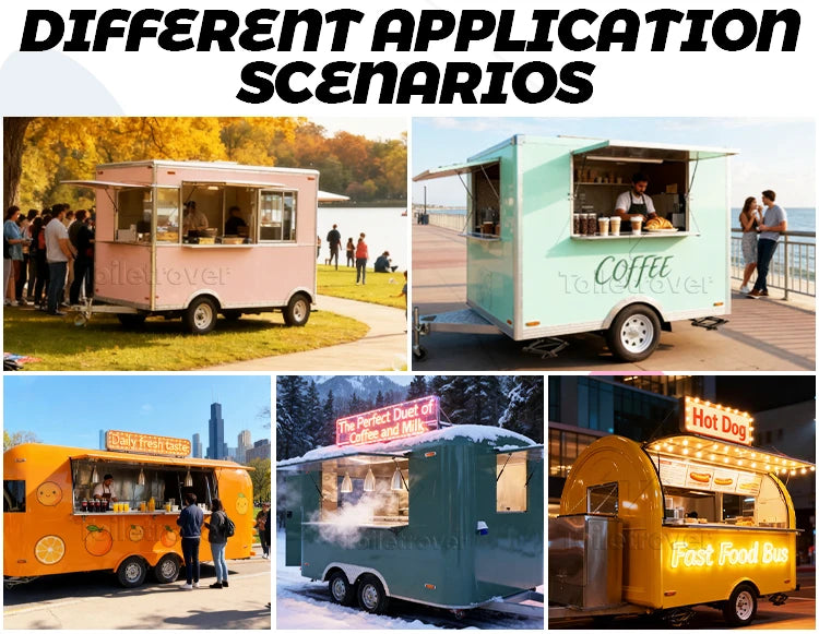 Customize Vintage Horse Trailer Mobile Coffee Ice Cream Mobile Coffee Trailer Shop Mobile Bar Beer Mobile Food Trailer