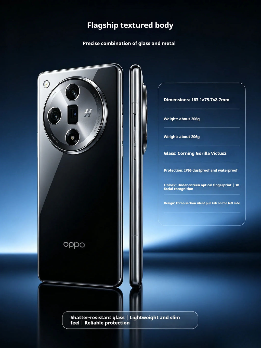 2026 New OPPO Find X7 5G Smartphone 6.78' Display Dimensity 9300 Processor 50MP Hasselblad Triple Camera 100W Fast Charge