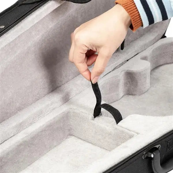 Full Size Matte Black 4/4 Spruce Panel Wooden Violin Set with Case Bow Rosin  4 Strings Shoulder Rest Turner Cleaning Cloth