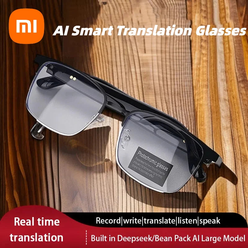 Xiaomi AI Translation Glasses Intelligent Earphones Bluetooth Simultaneous Interpretation 144 Language Real time Meeting 2025