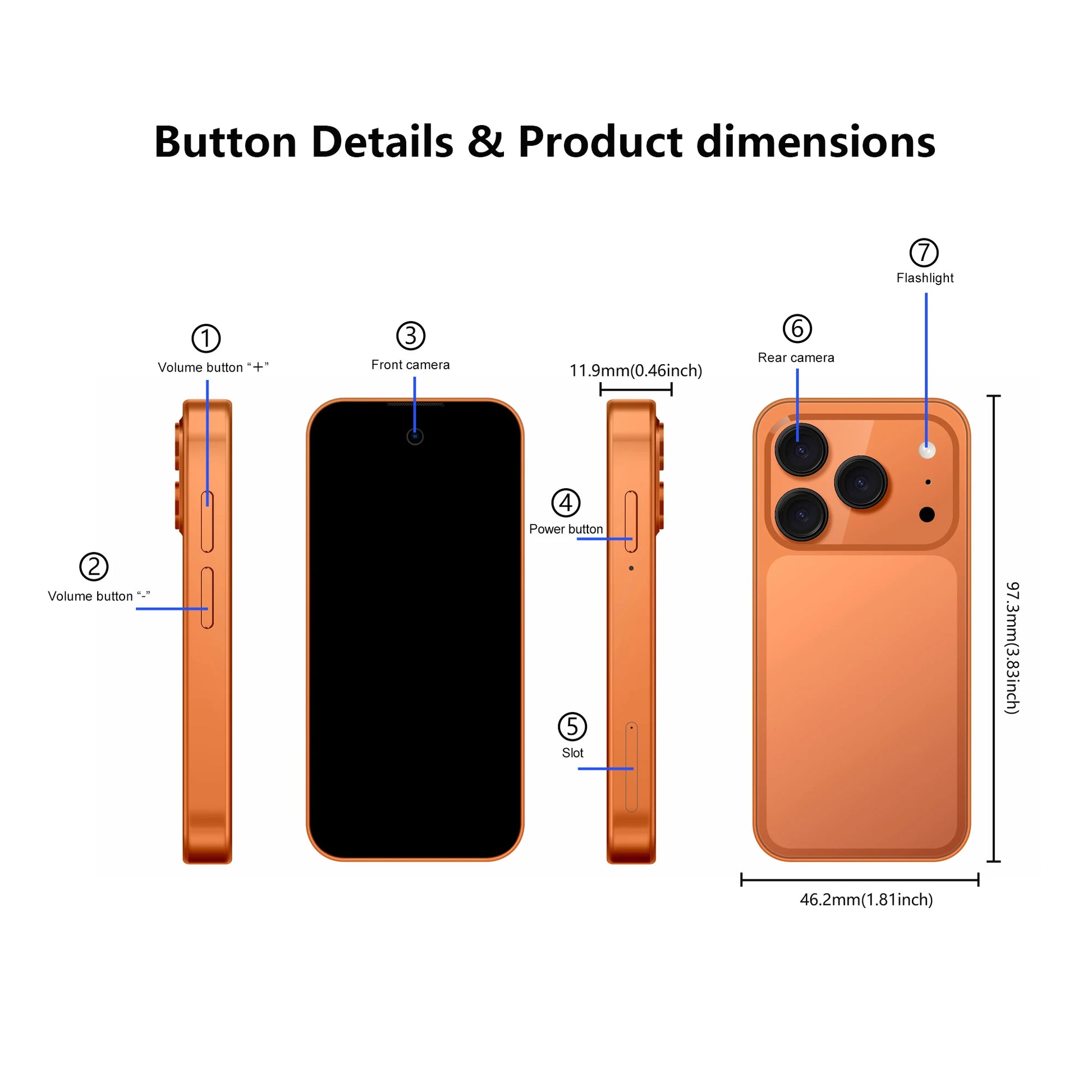SERVO 19 Air 4G LTE Mini Smartphone Android 12.0 System 6GB+128GB Play Store Face Unlock GPS Dual SIM 3.88" Small Smart Phones