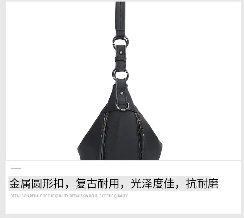 2025 Luxury Women's Handbag - Genuine Cow Leather, Large Capacity & Versatile Shoulder/Crossbody/Tote Commuting Bag