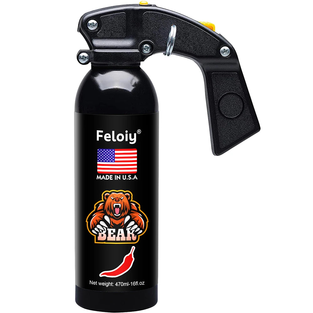 470ml bear spray self-defense super strength deterrent camping hiking
