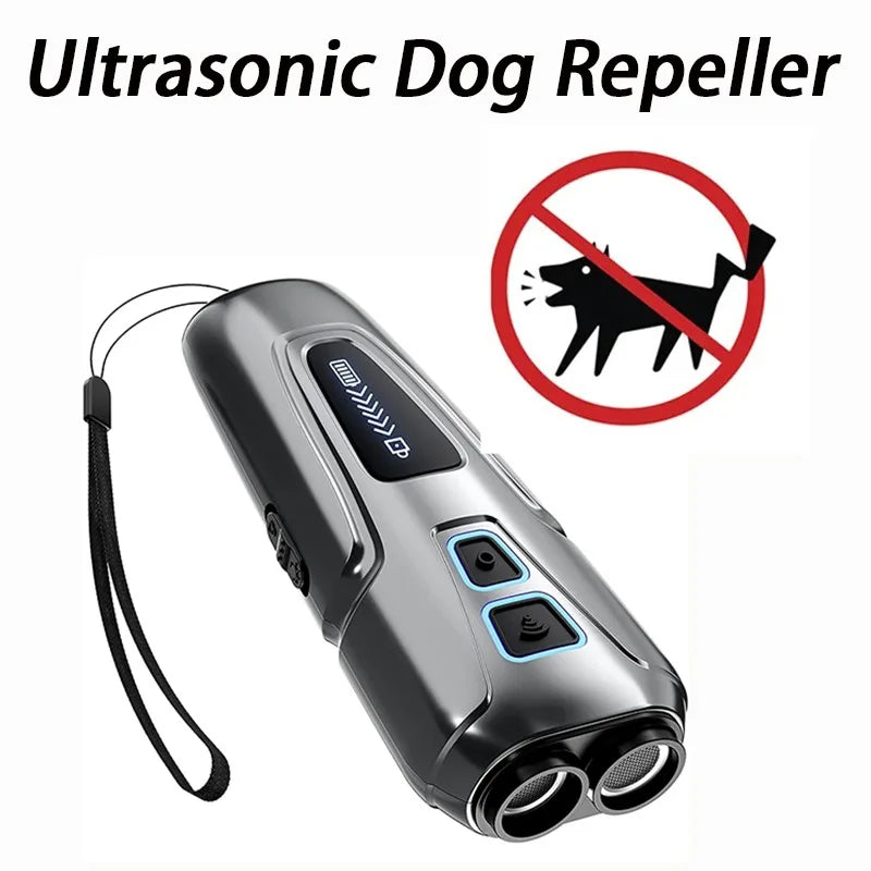 Anti-bark Ultrasonic Dog Repeller Electric Shocker Training Behavior Aids Dog Repeller Anti-Noise Portable Pet Trainer Supplies