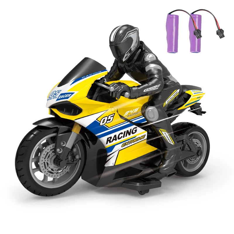 1/10  Electric Motorcycle RC Cars Scale High Speed Racing 4 Channels Remote Control Distance 35 Meters Off-Road Model