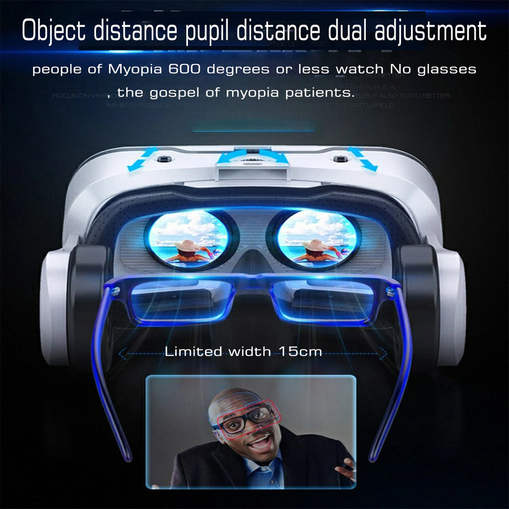 Shinecon VR Glasses Headset 3D Virtual Reality Device Helmet Viar Goggle Lenses For Smartphone Smart Cell Phone Realidade Viewer