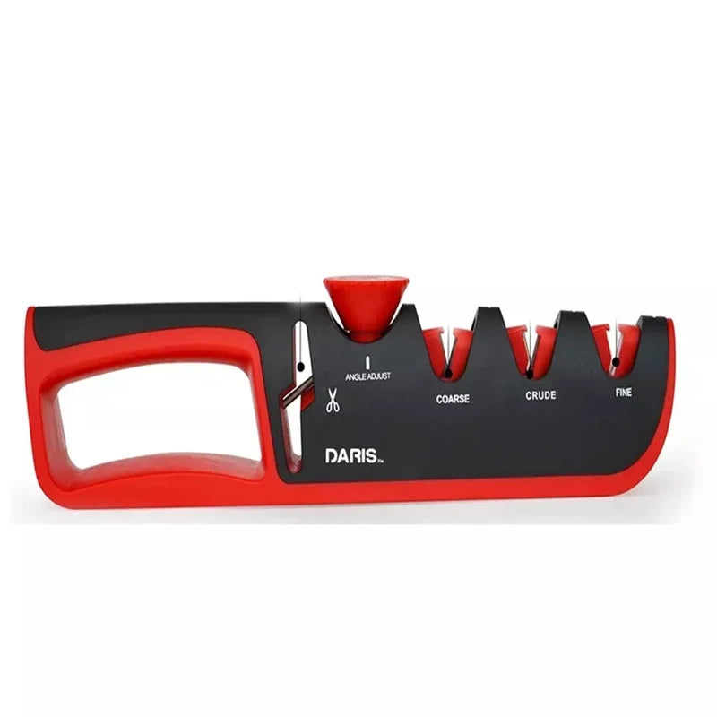 Knife Sharpener 5 in 1 Adjustable Angle Kitchen Grinding Machine Professional Knife Scissors Sharpening Tools with cut resistant