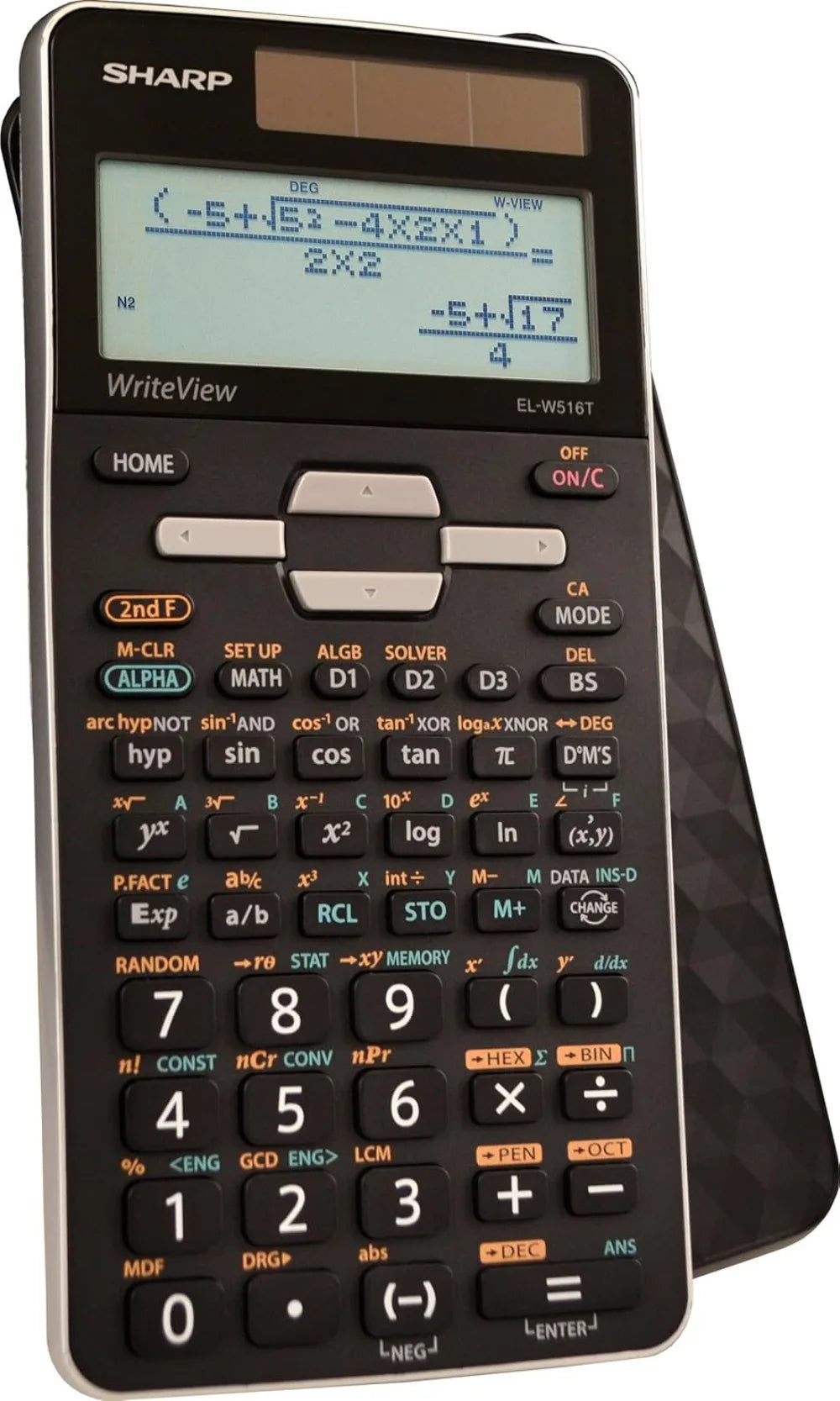 Advanced Scientific Calculator with 4-Line Display, 640 Functions & Solar Power for Students & Professionals