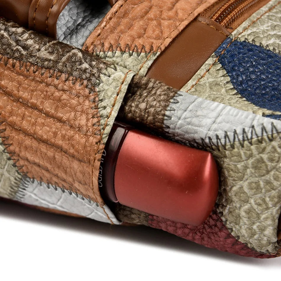 Soft Leather Purses and Handbags Casual Shoulder Crossbody Bags for Women 2024 Vintage Multi-pocket Ladies Messenger Bags Design