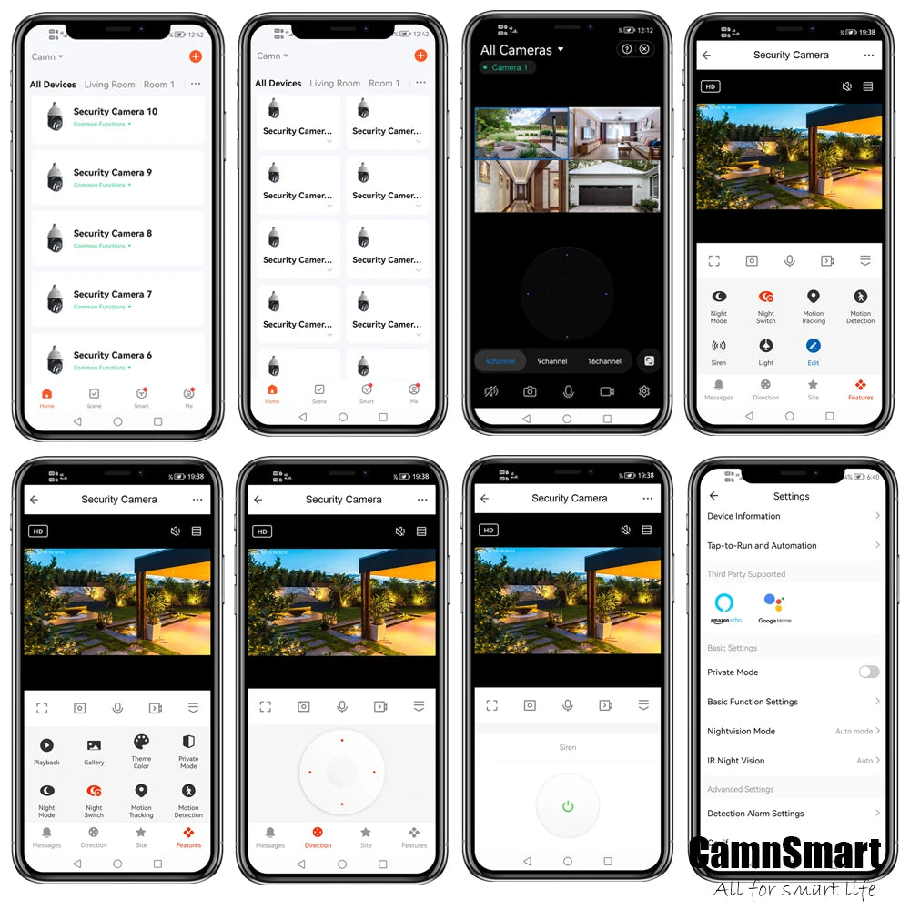 Ultra 6MP Outdoor Wireless WIFI Camera E27 Bulb Type for Smart Home Tuya APP IP66 Waterproof Auto Track Motion Detection