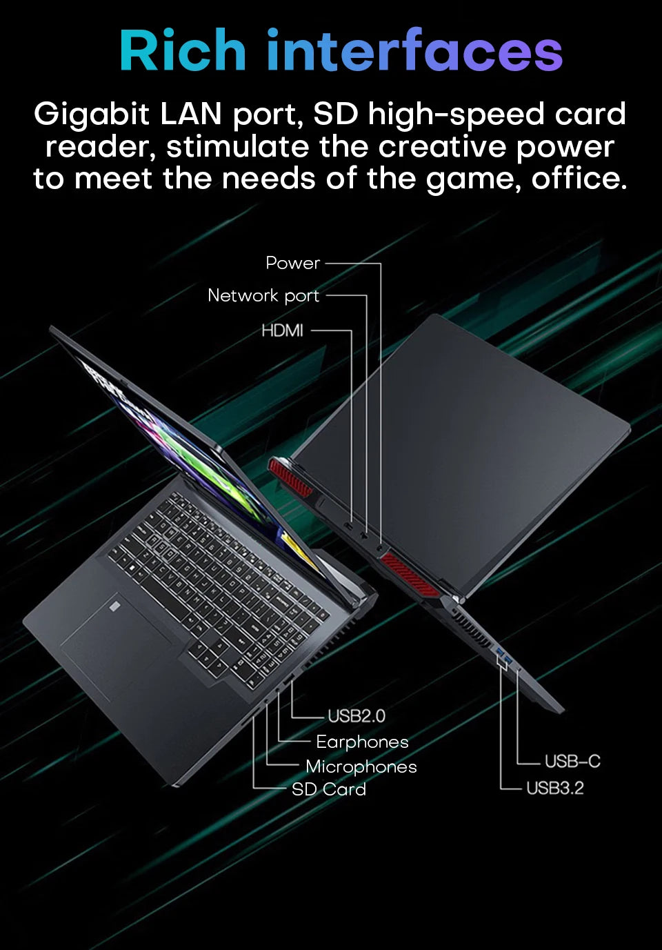 Xiaman 16" Gaming Laptop intel Core i7-6700HQ GTX 1060 Notebook PC IPS 1920*1200 16GB DDR4 1TB SSD Windows 11 Pro Laptop Gamer