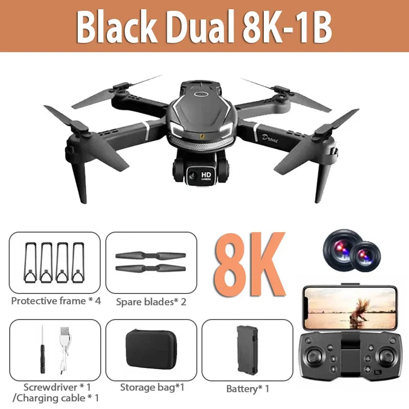 Original V88 Drone 8K 5G GPS Professional HD Aerial Photography Remote Control Aircraft HD Dual Camera Quadcopter Toy UAV