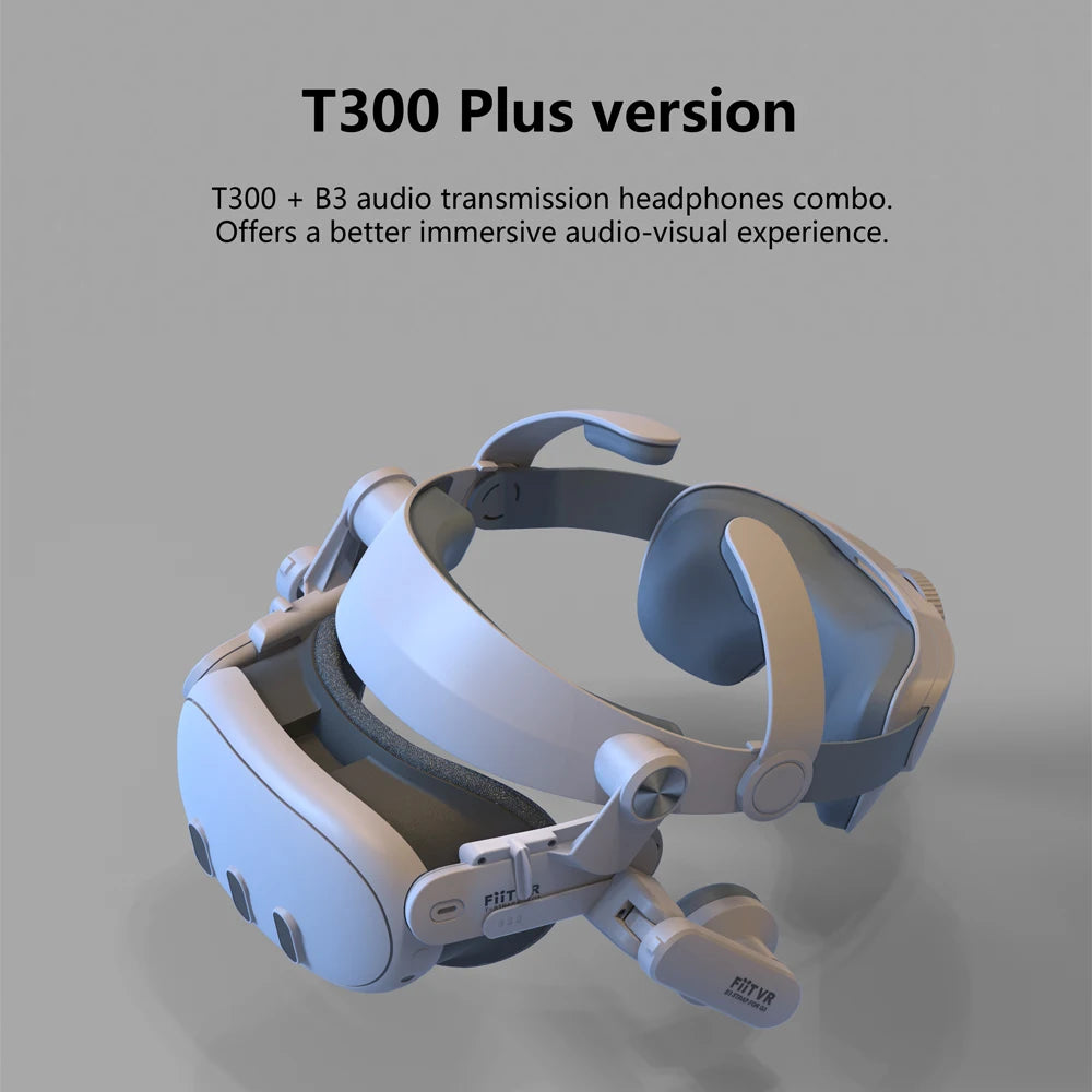 T300 Adjustable VR Head Strap For Meta Quest 3 Improve Comfortable Elite Replacement Headwear For Quest 3 Accessories