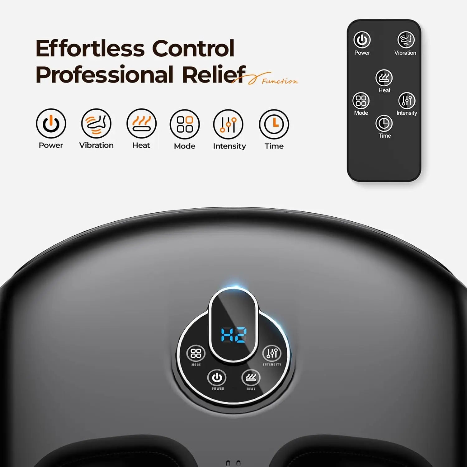 Shiatsu Foot Massager Heat Compression Vibration 4 Modes 5 Intensities Home Spa Gift For Muscle Relief Foot Care Health Machine