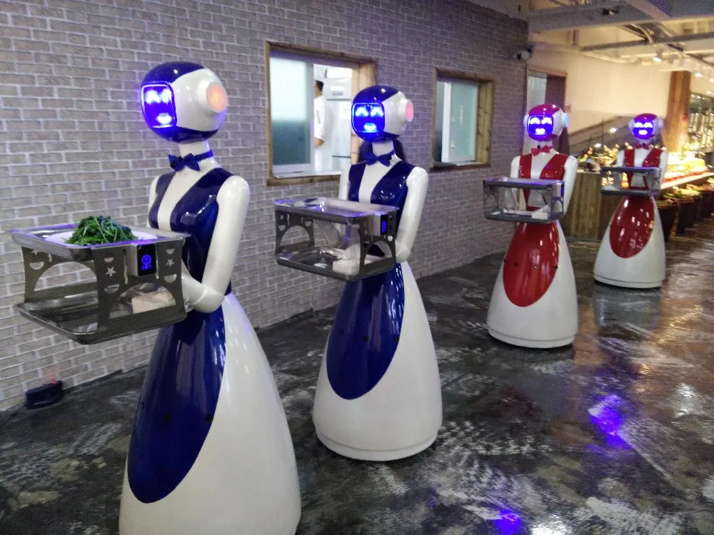 Humanoid Size Intelligent Delivery Robot Restaurant Service Robot