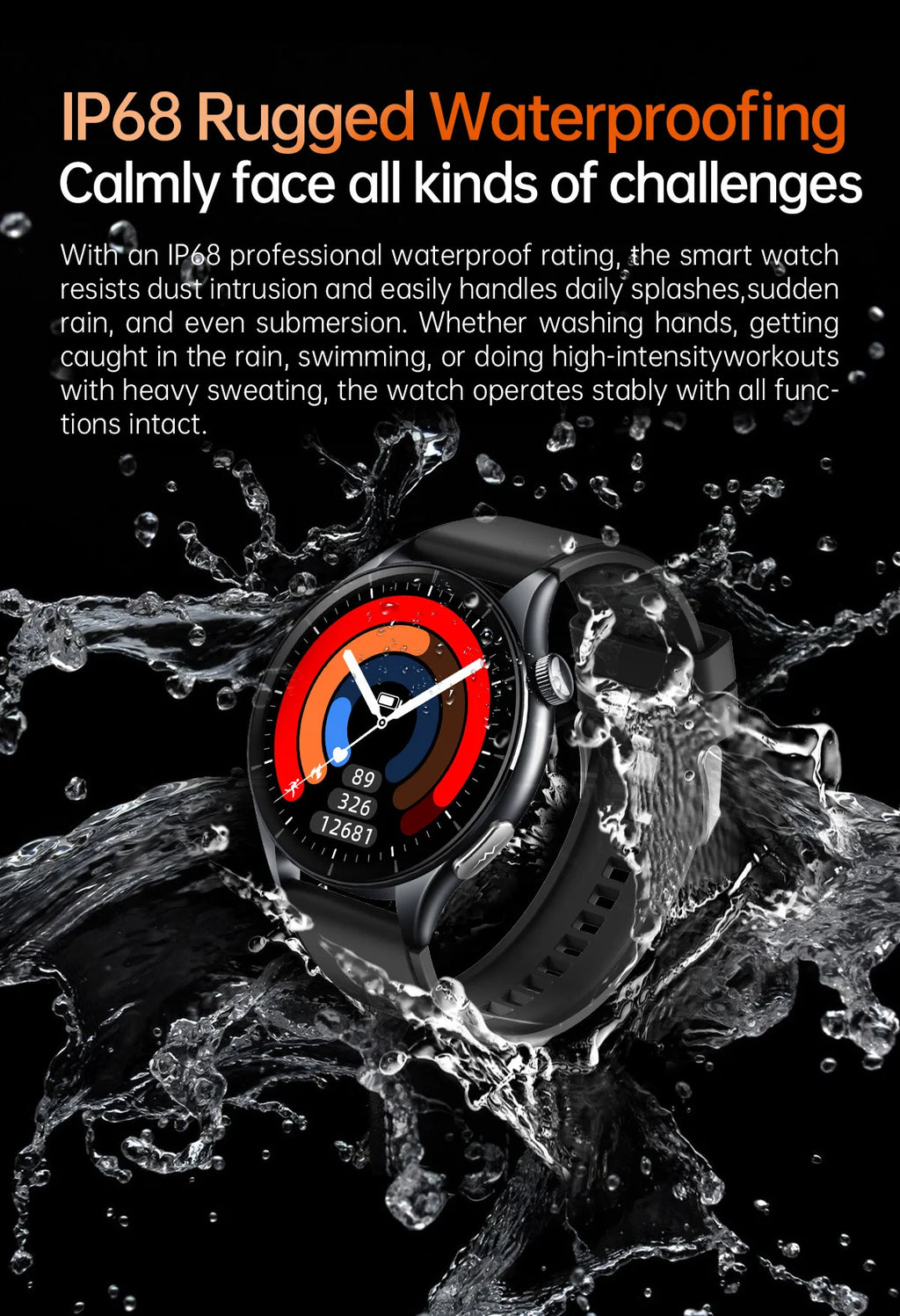 2025New Health Monitoring Uric Acid Blood Pressure Blood oxygen Body Analysis Smart Watch ECG+PPG Clock Smartwatches Men For IOS