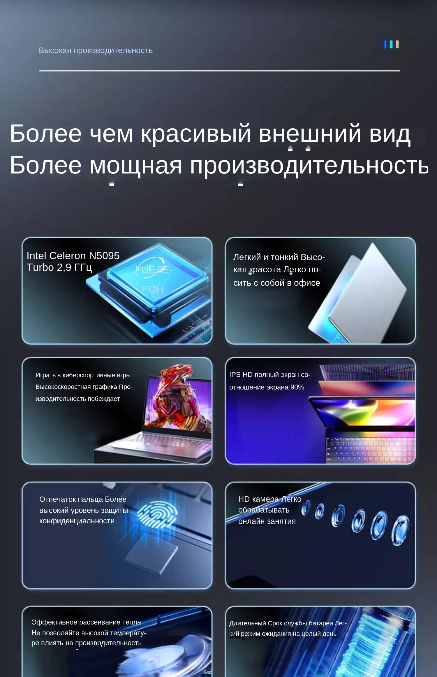 Notebook 15.6 inch Laptop Windows 11 10 Pro 1920*1080 Cheap Portable Intel Laptop 16G RAM 128GB/256GB/512GB/1TB SSD HDMI Port