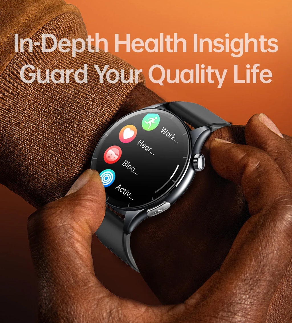 2025New Health Monitoring Uric Acid Blood Pressure Blood oxygen Body Analysis Smart Watch ECG+PPG Clock Smartwatches Men For IOS