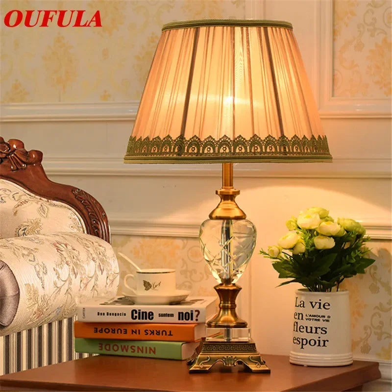 SAMAN B Crystal Floor Table Lamps Luxury  Modern Contemporary  for Foyer  Office Creative Bed Room Living Room