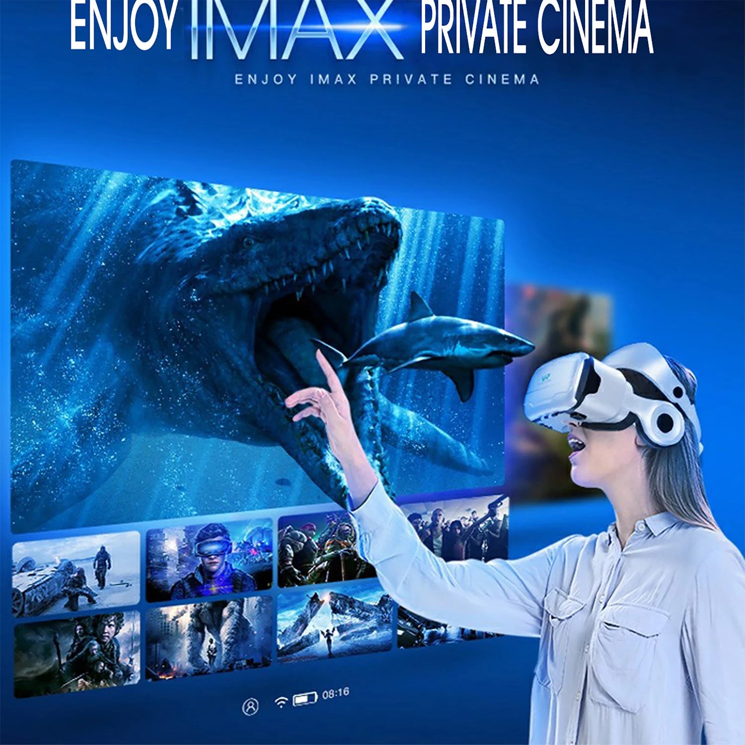 Shinecon VR Glasses Headset 3D Virtual Reality Device Helmet Viar Goggle Lenses For Smartphone Smart Cell Phone Realidade Viewer