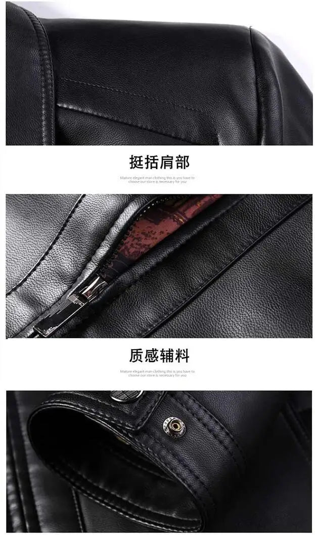 Men's Leather Jacket Man Real Leather Coat Male Leather Clothing Fashion Leather Jacket Genuine Leather Motorcycle Jacket