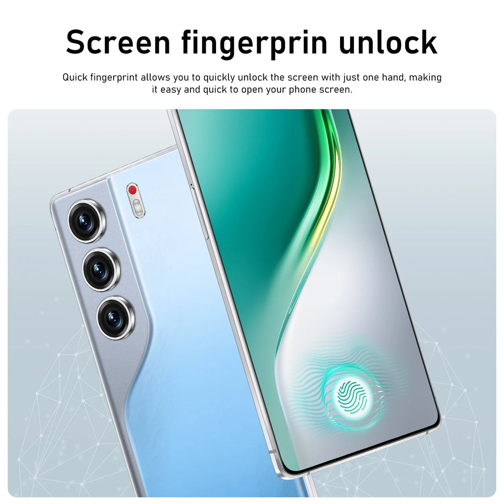 2025 HOT Camon 40 Pro 7.3inch HD Global Edition Original Smart Dual Card 8000mAh Battery Facial Recognition Function