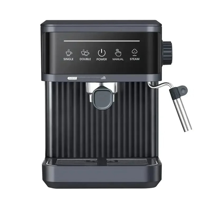 Electric Espresso Maker Professional Italian Espresso Coffee Maker Semi Italian Cappuccino Milk Frother Coffee Machines 20Bar