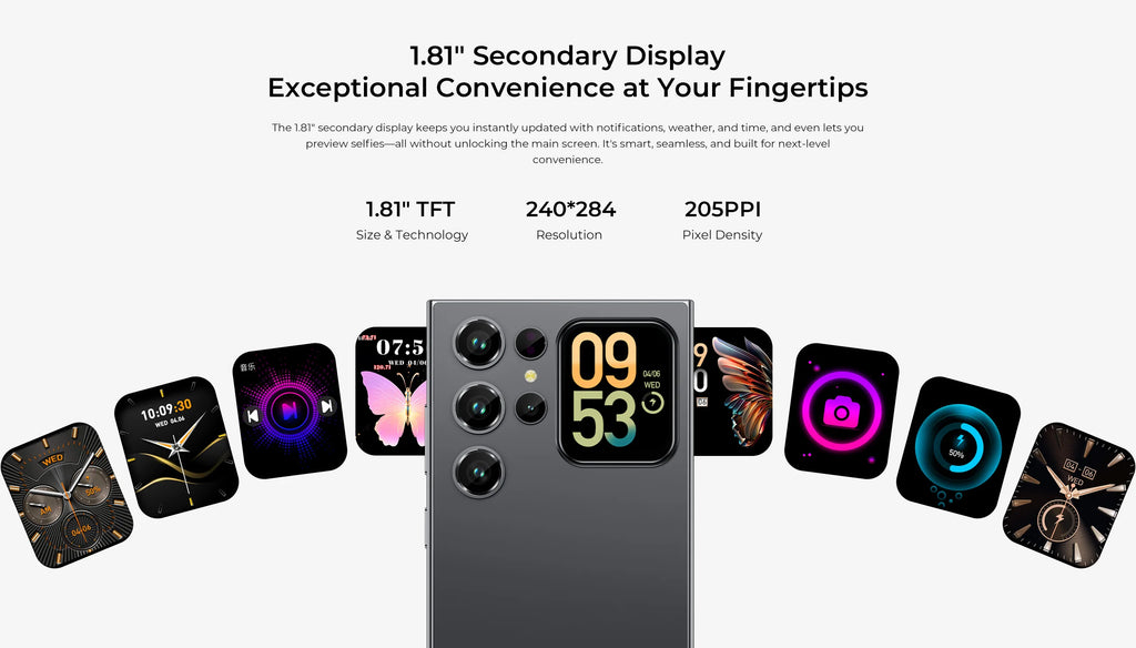 OUKITEL C62 Pro Smartphone Android 15, 6.88" HD+ Display Unisoc T615 Cell Phone, 24GB (6+18) + 256GB, 5150mAh Battery NFC Mobile