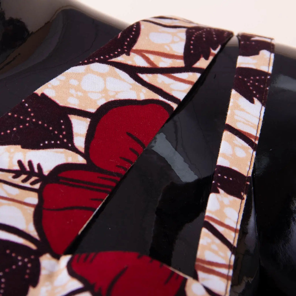 African Dress for Women Ankara Print Skew Collar Sleeveless Mid-Calf Cascading Dress Dashiki Elegant fashion Casual Party Dress