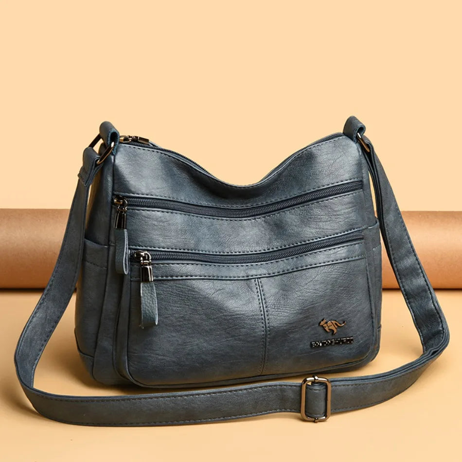 Luxury Crossbody Bags for Women New High Quality Soft Leather Handbags Purses Designer Casual Shoulder Messenger Bags Sac A Main