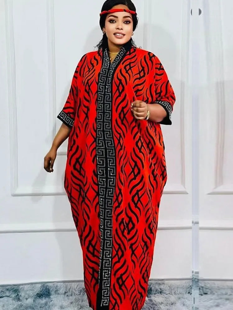 African Dresses For Women Vetement Femme Dashiki Abaya Maxi Dress Africa Clothes Dashiki Ankara Dresses 2026 Spring Autumn New