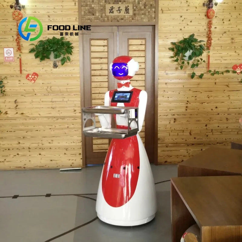 Humanoid Size Intelligent Delivery Robot Restaurant Service Robot