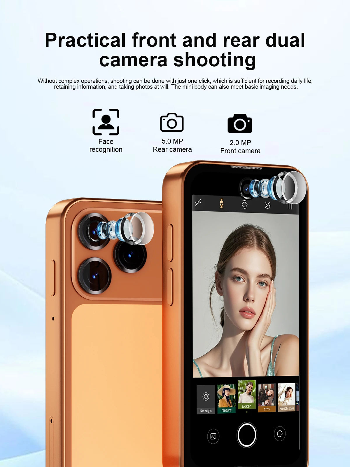 SERVO 19 Air 4G LTE Mini Smartphone Android 12.0 System 6GB+128GB Play Store Face Unlock GPS Dual SIM 3.88" Small Smart Phones
