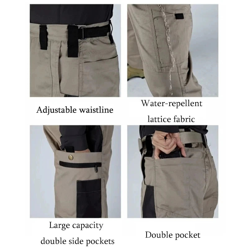 Tactical Pants Men Waterproof Waterproof pants men Combat Trousers Outdoor Multi-pocket Wear-resistant Cargo Pant