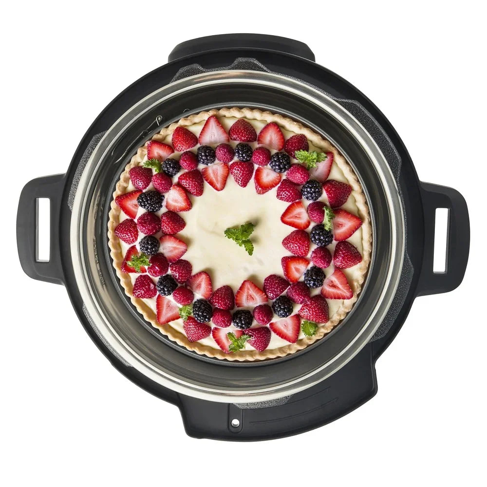 Non-Stick Springform Pan Cheesecakes Lasagna Tortes Casseroles Compatible with 6qt 8qt Pressure Cookers Oven Safe Easy Cleanup