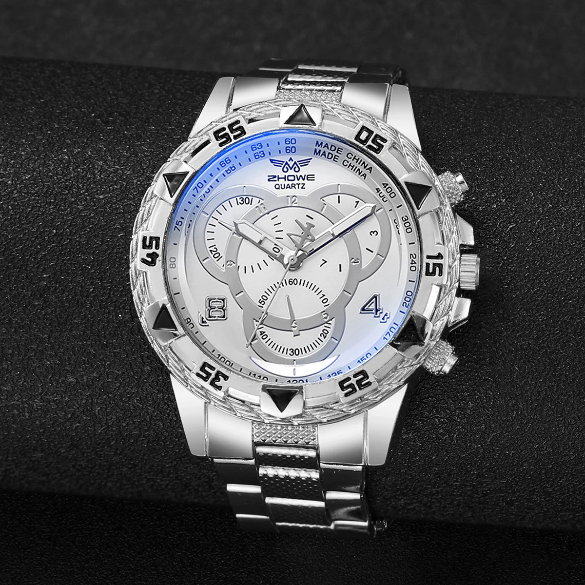 Men's Business Watch Fashionable and Handsome Stainless Steel Quartz Watch as a Birthday Gift for Boyfriend