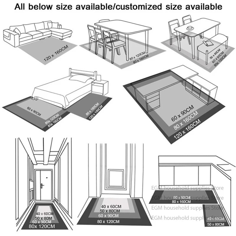 luxury carpets for living room flannel Customizable soft rugs bedroom decor home alfombra 200x300 Plush non-slip mat for kids