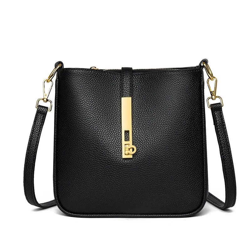 Light luxury genuine leather women's crossbody bag high quality handbag Fashion underarm bag French versatile Shoulder Bag