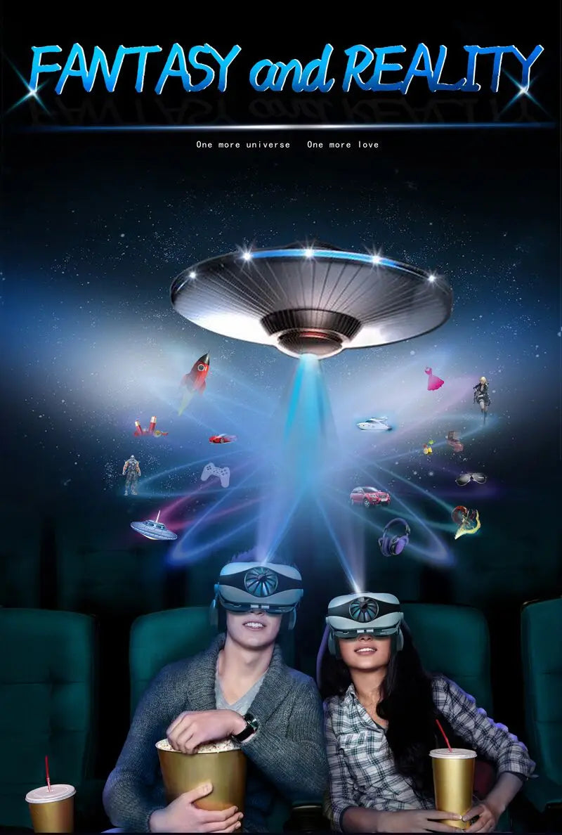 Shinecon VR Glasses Headset 3D Virtual Reality Device Helmet Viar Goggle Lenses For Smartphone Smart Cell Phone Realidade Viewer