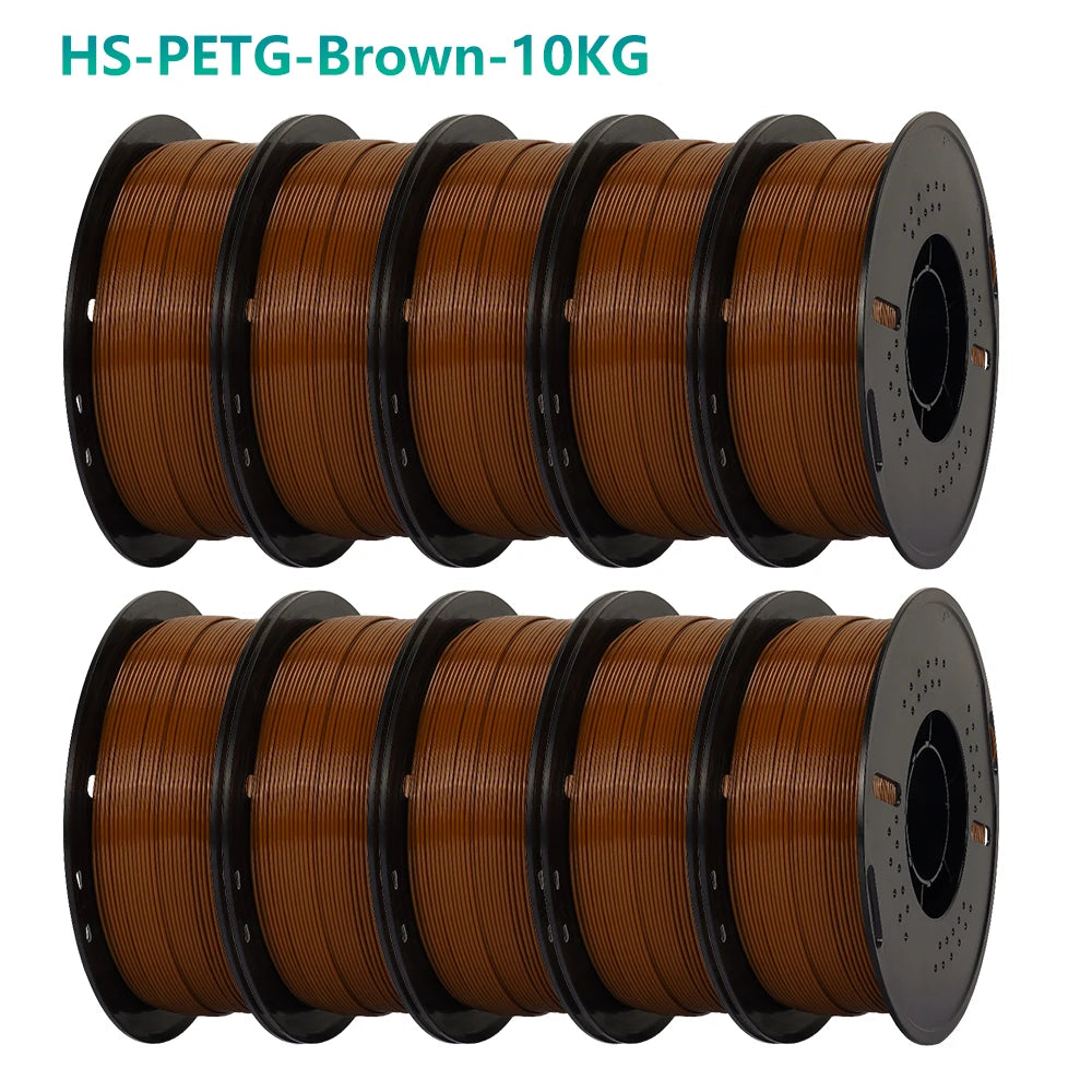 5/10KG Hyper PETG Filament, High Speed 3D Printer Filament,1kg/Spool (2.2lbs), 3D Printer Filament Good Toughness Non-Toxic