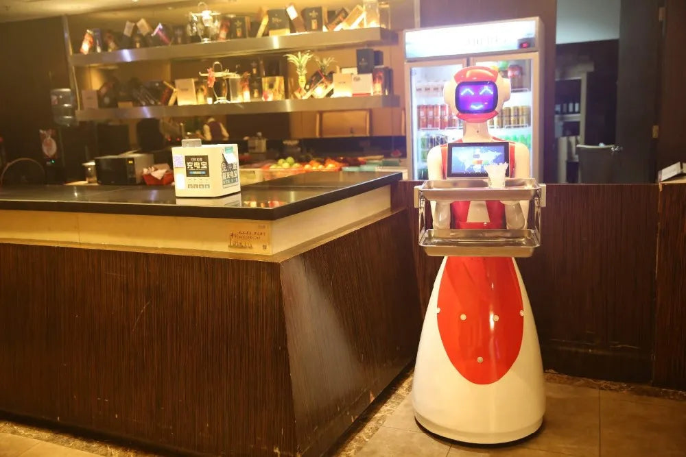 Humanoid Size Intelligent Delivery Robot Restaurant Service Robot