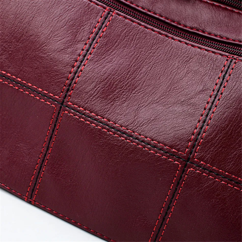 2 Layers Genuine Brand Leather Shoulder Messenger Luxury Handbags Women Bags Designer High Quality Crossbody Bags for Women Sac