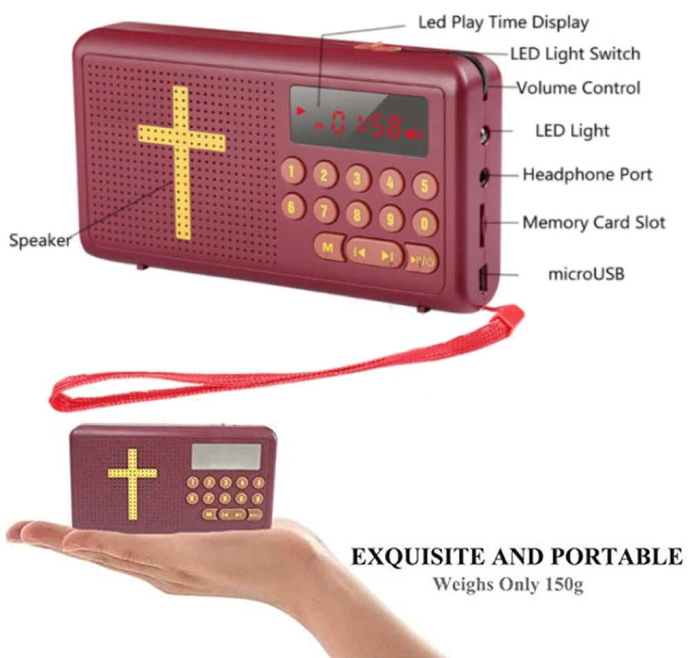 Bíblia Bibel Bijbel Bible Audio Player Electronic KJV in all languages Arabic/Potugual/Italian/Russian/French/German/Spanish/