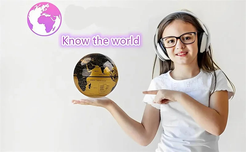 Magnetic Levitating World Globe Levitating Globe Creative Birthday Gifts for Kids Office Home Decoration