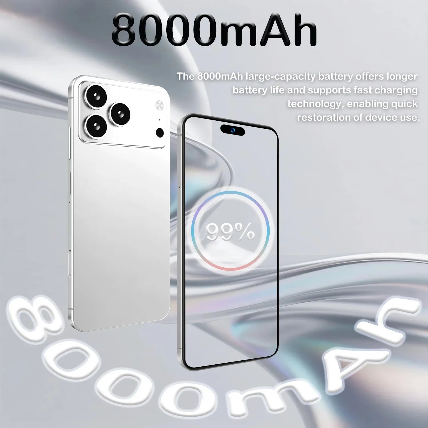 2026 New I17 Promax Pro Original Intelligent Global Version 4G 5G Dual Card Dual Standby System 8000mAh Battery