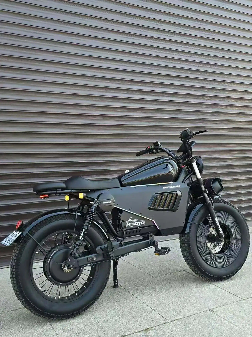 Black Warrior 3000W Motorbikes 60V45AH PC material tool kit with password lock Ebike 20 inch Off-road Fat Tyre Electric Bike
