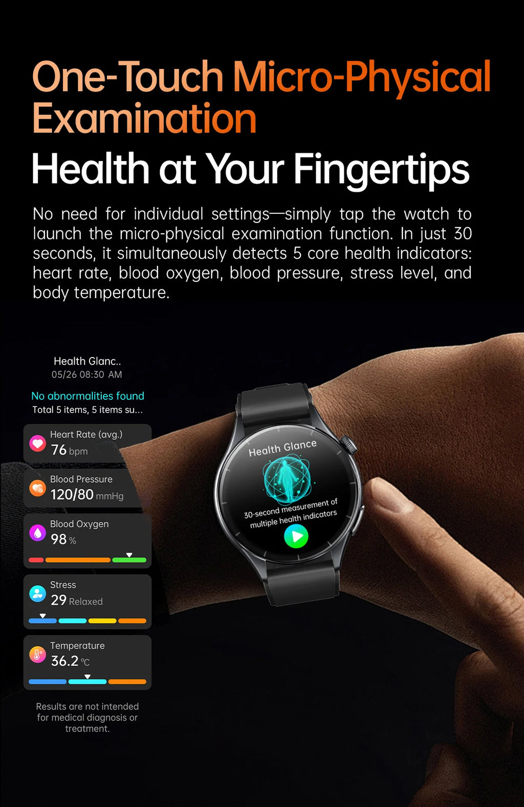 2025New Health Monitoring Uric Acid Blood Pressure Blood oxygen Body Analysis Smart Watch ECG+PPG Clock Smartwatches Men For IOS