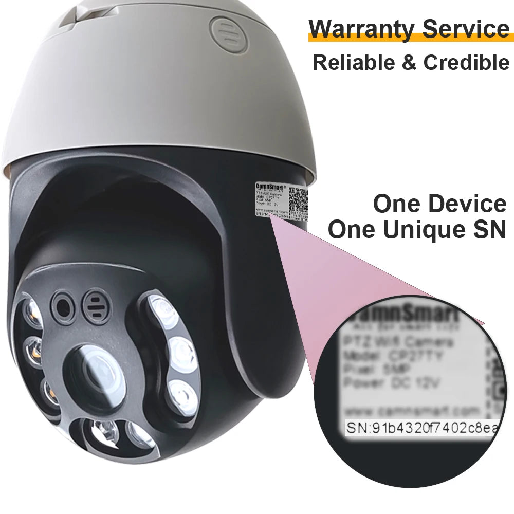 Ultra 6MP Outdoor Wireless WIFI Camera E27 Bulb Type for Smart Home Tuya APP IP66 Waterproof Auto Track Motion Detection