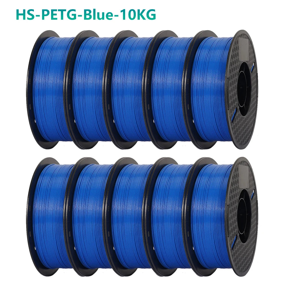 5/10KG Hyper PETG Filament, High Speed 3D Printer Filament,1kg/Spool (2.2lbs), 3D Printer Filament Good Toughness Non-Toxic
