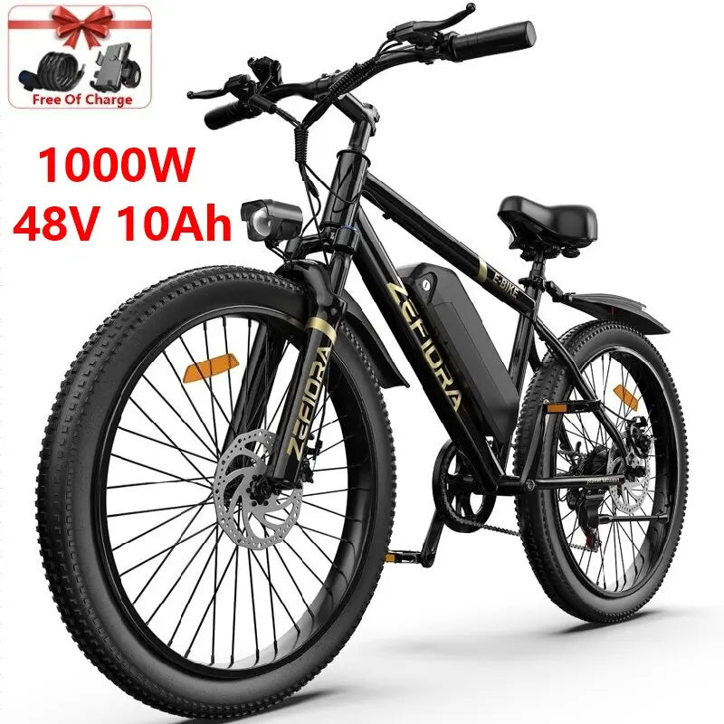 1000w 2000w Ebike,48v Aluminum Alloy 26 Inch Electric Bicycle,for Both Men Women In Mountainous Areas Cycling Electric Bike